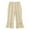 A-Beige175, variant on Toddler Girls Pants Stretch Waist Ribbed Knit Flared Pants Children Solid Spring Soft Comfortable Trousers Blue,Size 4-5 Y