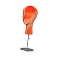 thumbnail image 4 of Soporte para pelucas Salvador Base plateada naranja ajustable y estable, 4 of 10