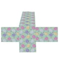thumbnail image 2 of TIMIFIS Easter Bunny Easter Table Runner , Seasonal Spring Flowers Holiday Kitchen Dining Table Runner for Home Party Decor, 2 of 7