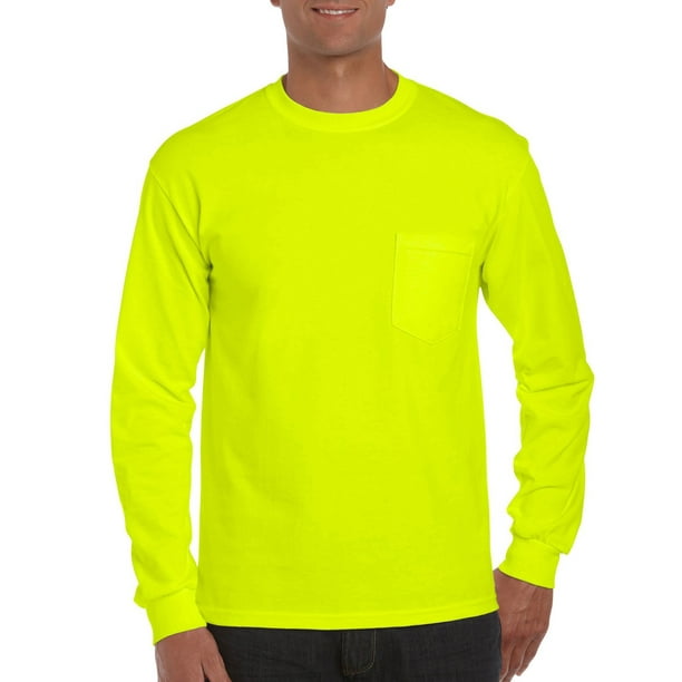 Mens Long Sleeve Pocket T Shirts
