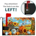 thumbnail image 3 of Fall Thanksgiving Mailbox Covers Magnetic Autumn Pumpkin Mailbox Covers Magnetic Standard Size 25.5 X 21 Inch Maple Leaf Mailbox Post Cover Sunflower Mailbox Wraps Mailbox Decor for Garden Yard, 3 of 6
