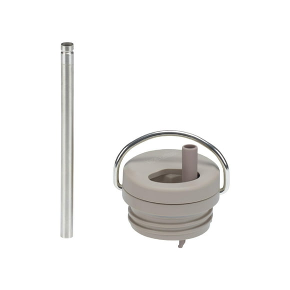 Botella de agua Klean Kanteen TKWide Twide Twist Cap con color marrón pajizo