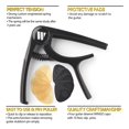 thumbnail image 4 of Capo WINGO Quick Release para guitarra eléctrica acústica con púas, 4 of 9