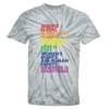 Science is Real Black Lives Matter Love Is Love Equality Tie Dye Shirt Small Silver