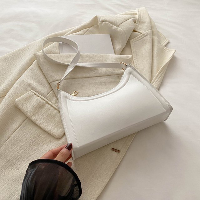 Bolso de hombro para mujer, bandolera de piel sintética, 24,5 x 17,5 x 6,5 cm, estilo holgado, con correa ajustable para teléfono y objetos esenciales, ideal para uso diario, trabajo, citas,