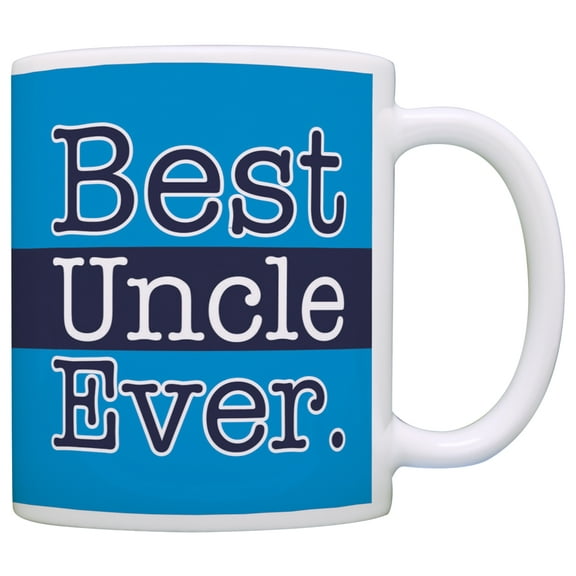 ThisWear Fathers Day Mug for Uncle Best Uncle Ever Uncle Coffee Mug Blue
