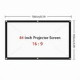 thumbnail image 3 of Projector Screen Fabric Screen Projection Portable Reflective Cloth ,Easy to Setup, 3 of 5