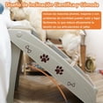 thumbnail image 4 of Escalera Plegable para Perro con Patas Antideslizantes - Escaleras de Cama para Perro, 62x40x49.5 CM, Escalera Perro Cama, Soporta hasta 75 KG, para Sofá, Cama o Auto (4 Capas, Gris), 4 of 7