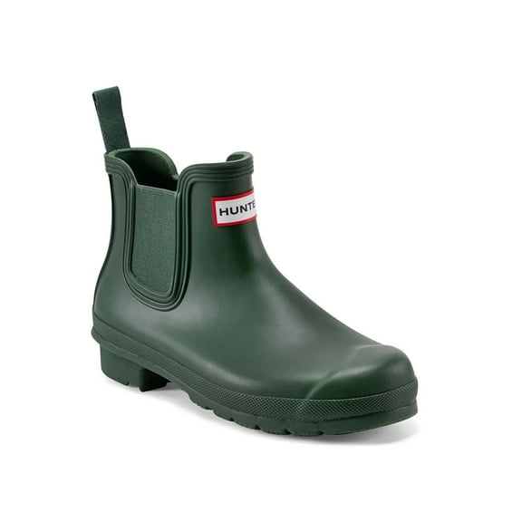 HUNTER M ORIGINAL CHELSEA MEN RAIN BOOTS - Dark Olive / 8