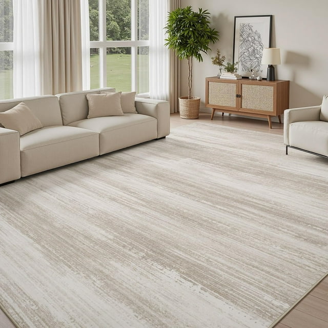 Washable Rugs for Living Roomx Area Rugs Non Slip Modern Abstract Rug Ultra Soft Low Pile Rugs for Bedroom Dining Nursery Playroom Pink
