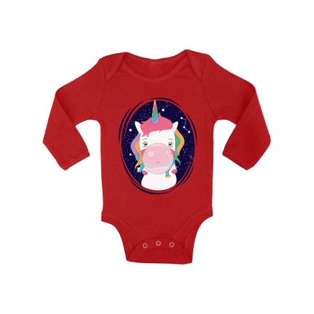 

Awkward Styles Unicorn Bodysuit Long Sleeve for Baby Boy and Baby Girl Cute Unicorn Outfit for Birthday Party Gift for 1 Year Old Animal Lover Clothing for Kids Baby Shower Gifts
