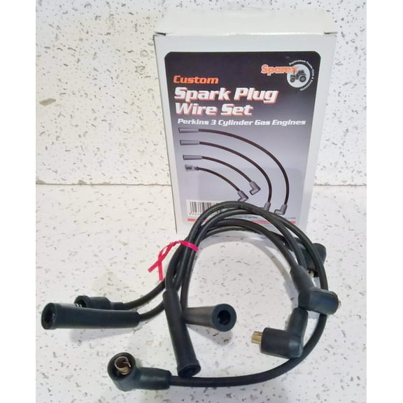 Massey Ferguson Tractor Spark Plug Wire Set Perkins 3 cyl Diesel Engine 135 150