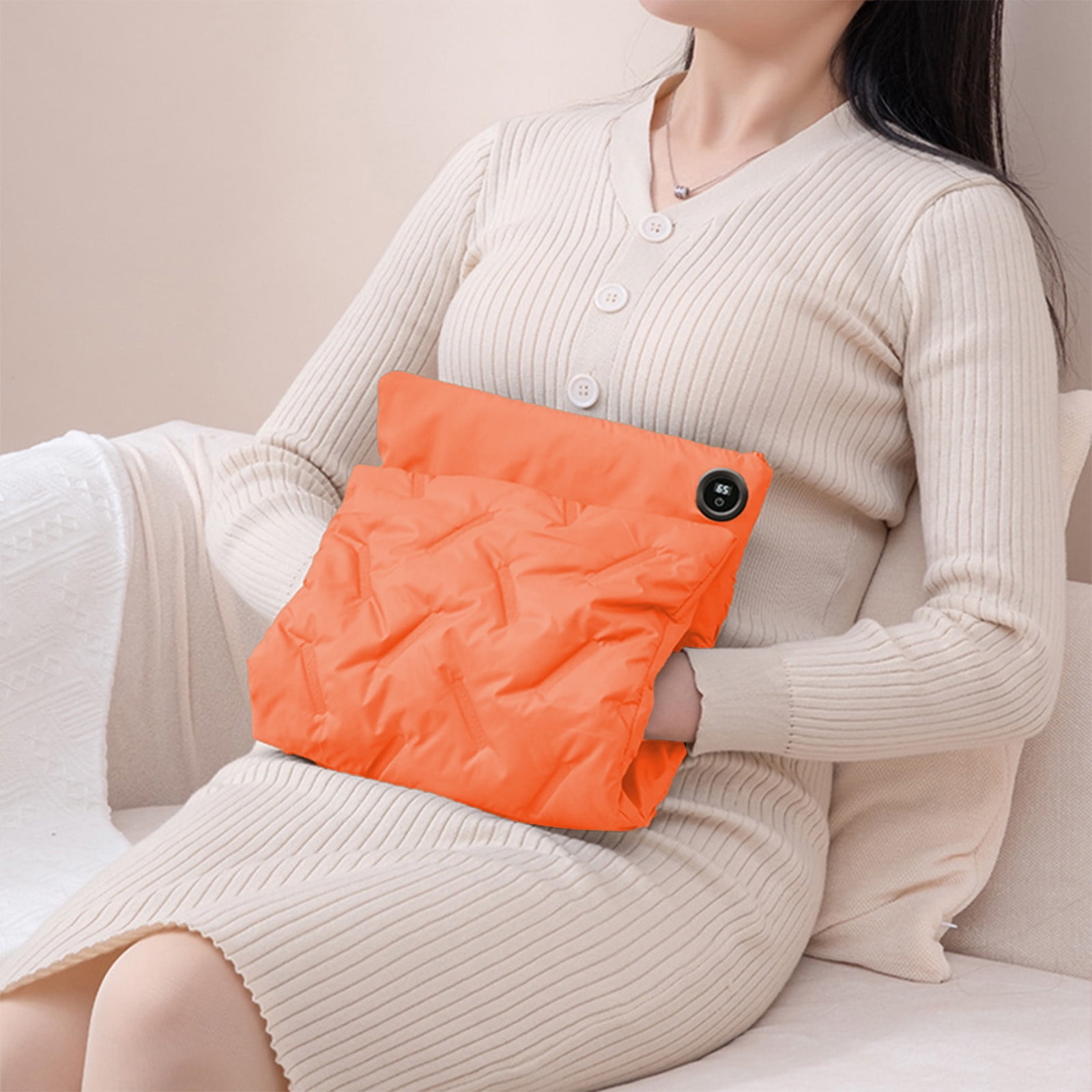 USB Hand Warmer Bag Multifunctional Portable Electric Heated Hand Warmer, Explosion Proof Digital Temperature Control for Home Office Travel Use