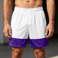 thumbnail image 6 of QSAWXQZ Men's Athletic Shorts Elastic Waist Drawstring Loose Cotton Summer Bottoms with Pockets S, 6 of 7