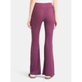 thumbnail image 3 of No Boundaries Ribbed Flare Pants, Women's, 3 of 5