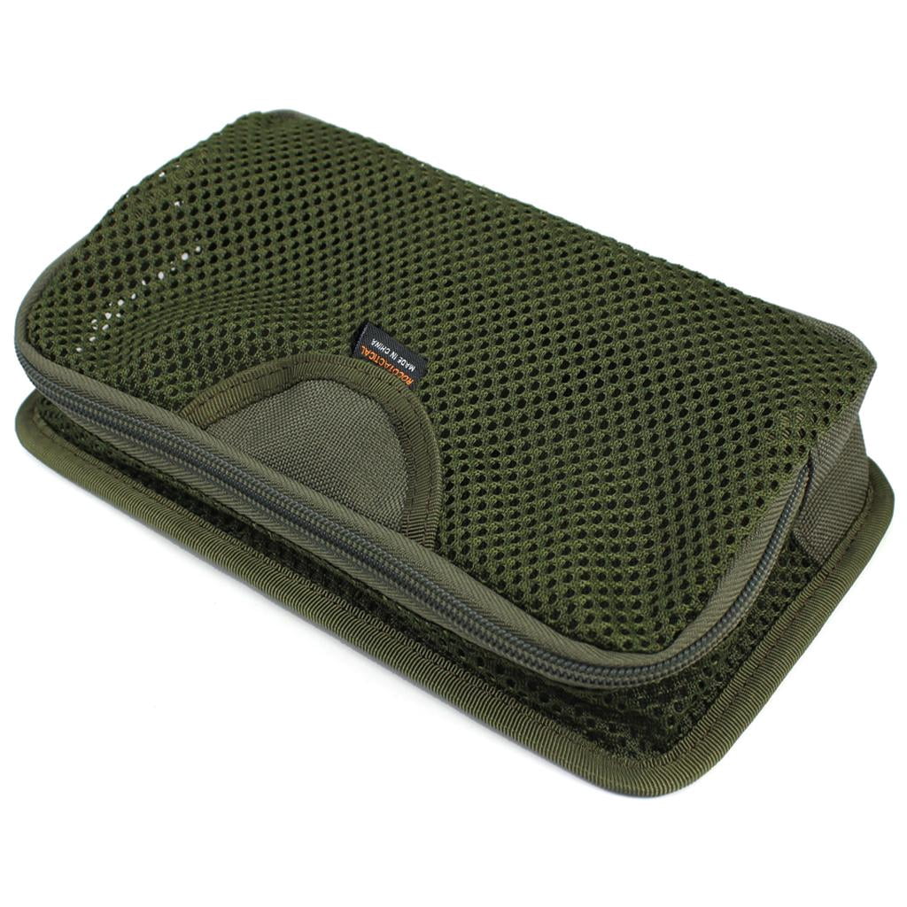 Bag Insert Modular Organizer Admin Pouch Small Tools Bag for Outdoor Activities - Green