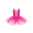 thumbnail image 4 of Doomiva Kids Girls Camisole Ballet Leotard Tutu Skirt Swan Lake Fancy Princess Dance Dress Ballerina Outfit Hot Pink 16, 4 of 6
