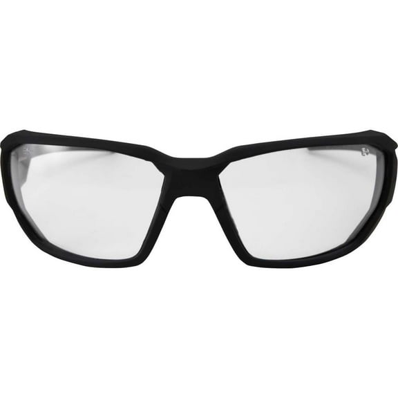 Edge Eyewear Safety Glasses,Clear Lens,Black Frame,M XD411VS
