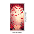 thumbnail image 3 of Fond de Romance Roses Rouges Bannière de Fond Cœurs Suspendus pour la Saint-Valentin Décorations d'Anniversaire de Mariage Fournitures de Fête Accessoires de Photographie, 3 of 4