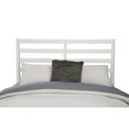 thumbnail image 6 of Alpine Furniture Flynn Full Wood Bed with Slat Back Headboard in White, 6 of 8