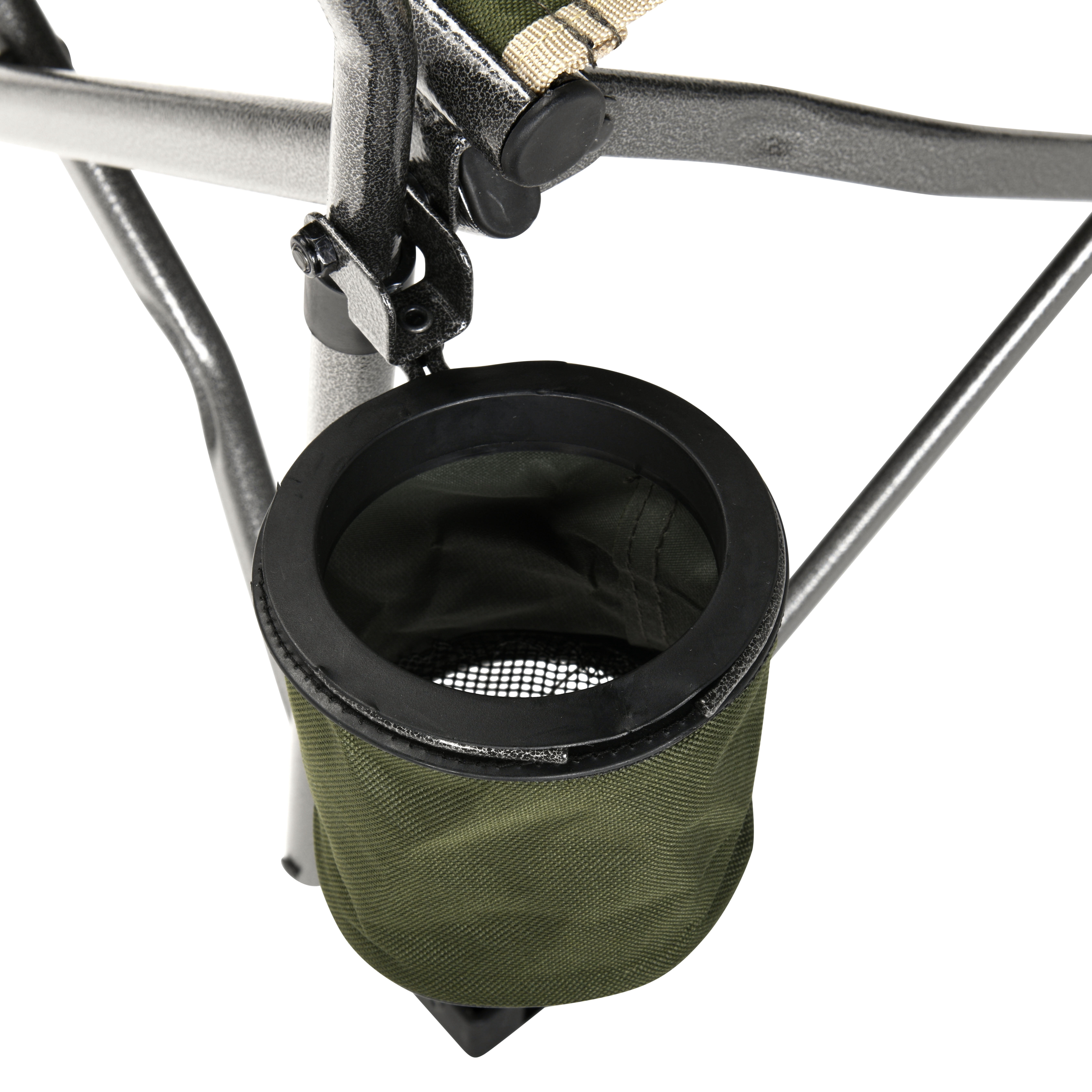 Slumberjack Lone Mesa Quad Folding Director's Chair, with Beverage Holder