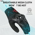thumbnail image 5 of Summer Riding Gloves Retro Leather Motorcycle Gloves Non-slip Double Finger Touch Screen Breathable Protective Glove, 5 of 8