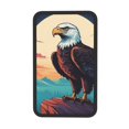 thumbnail image 7 of Bingfone Car Four-Season Universal Armrest Box Mat,Car Armrest Seat Cover Soft Leather Waterproof Armrest Cover Center Console Mat-Cartoon Iceberg Bald Eagle, 7 of 7