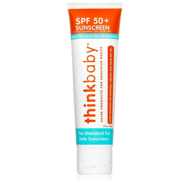 Thinkbaby Safe Sunscreen SPF 50+ (3 ounce) 1 - Walmart.com - Walmart.com