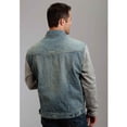 thumbnail image 3 of Stetson Western Jacket Mens Denim Hood Knit Light 11-097-0670-0544 BU, 3 of 3
