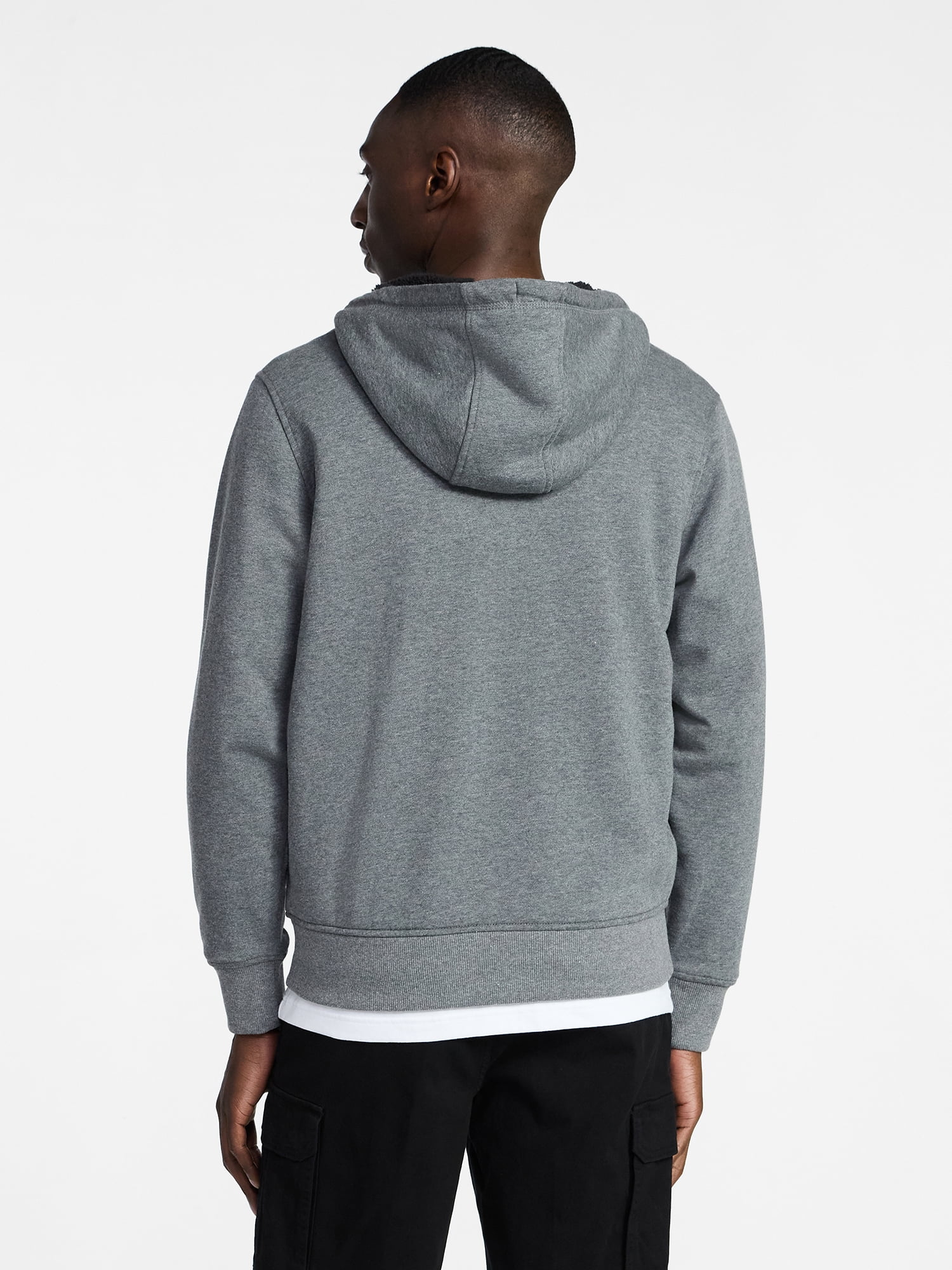 George Men's High Pile Fleece Hoodie, Sizes S-3XL