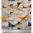 thumbnail image 1 of Soimoi Viscose Chiffon Fabric Dot,Branches & Triangle Geometric Print Fabric by Yard 42 Inch Wide, 1 of 1
