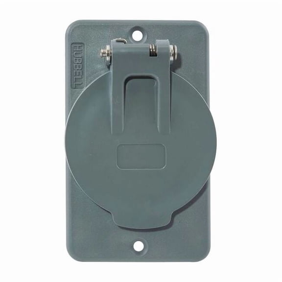 Hubbell Wiring Device-Kellems Watertight Cover,For 1.39 In dia. Device HBL3057