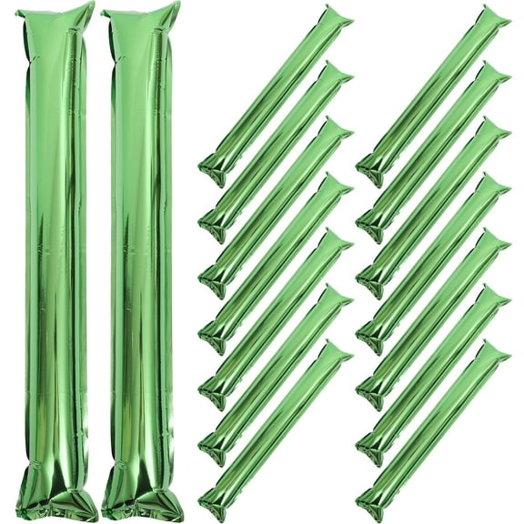 LOLIPPYY Inflatable Cheering Sticks for Cheerleading, 24pcs Plastic Film Noise Makers