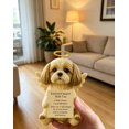 thumbnail image 2 of Handmade Crochet Shih Tzu Angel Figurine – Emotional Support Keepsake with Halo & Wings, Memorial Gift for Pet Lovers (8cm Tall), 2 of 5