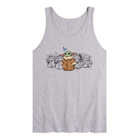 The Mandalorian - Grogu Multi - Men's Sleeveless Graphic Tank