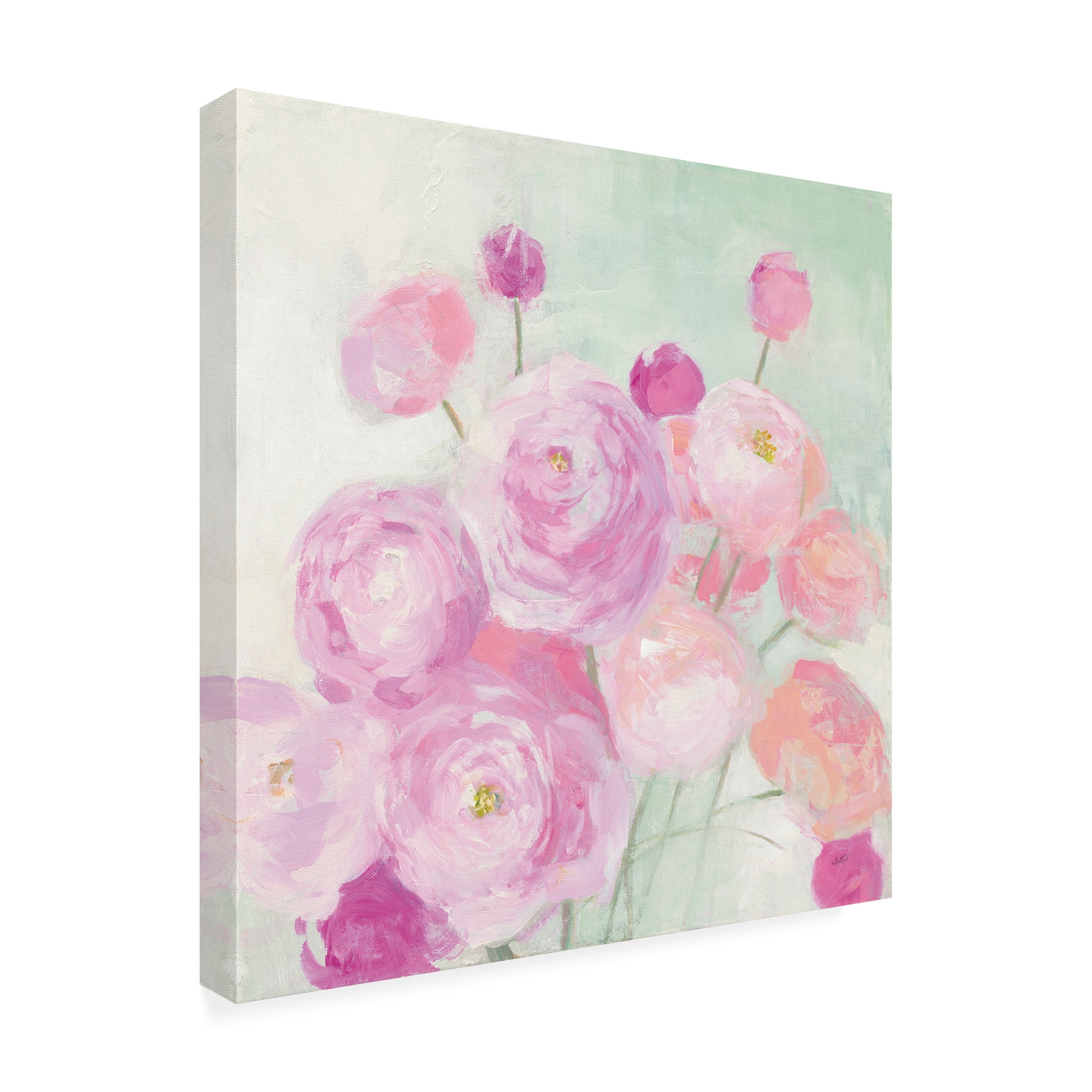 Trademark Fine Art 'Soft Ranunculus' Canvas Art by Julia Purinton