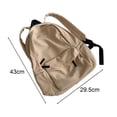 thumbnail image 6 of Tnobhg Travel Camping Backpack Students Schoolbag Large Capacity Waterproof Scratch-resistant Solid Color Double Straps Water Bottle Pockets Schoolbag, 6 of 8