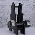 thumbnail image 3 of Miangastore Practical Durable ABS Dumbbell Storage Rack for Home Gym Use Black Small Size, 3 of 8
