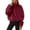 Wine, variant on CQONEPT Womens Sherpa Fleece Pullover Tops Turtleneck Half Zip Blouse Cozy Soft Shirts Warm Winter Outfit Wine 2XL
