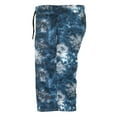 thumbnail image 2 of 9 Crowns Men's Fleece Camo Printed Shorts (Blue, X-Large), 2 of 3