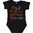 thumbnail image 3 of Inktastic Grammy and Pappy Love Me Boys or Girls Baby Bodysuit, 3 of 5