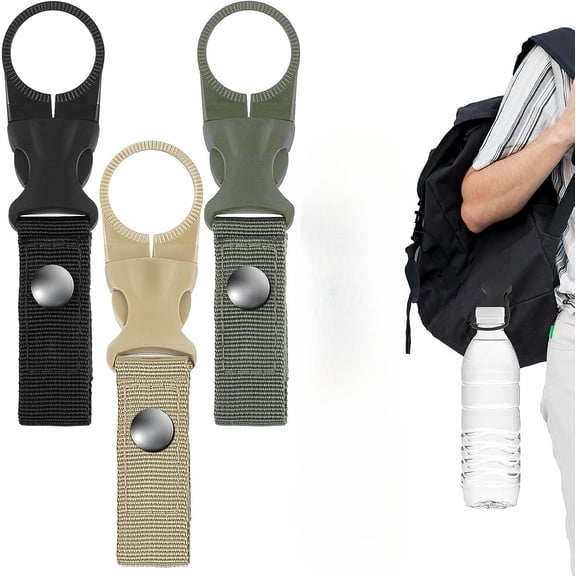 Water Bottle Clip For Backpack, Water Bottle Clip Holder for Hiking
