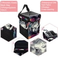 thumbnail image 2 of Rhinoceros Foldable Mini Trash Can with Lid - Leak-Proof Car Garbage Can for Hanging Storage Bag, 2 of 6