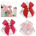 thumbnail image 3 of Paquete de 6 Piezas de Acrílico con Forma de Diamante, Lazo, Caja de Dulces, Regalos rojo Macarena sostenedor del caramelo del diamante, 3 of 8