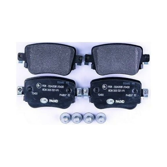 HELLA 355021911 OE Formulated Low-Metallic Disc Brake Pad Set