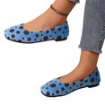 thumbnail image 4 of Willtoo Polka Dot Flats for Women Ballet Flats Slip on Cute Polka Dot Round Toe Mary Janes Comfortable Casual Dressy Shoes, 4 of 6