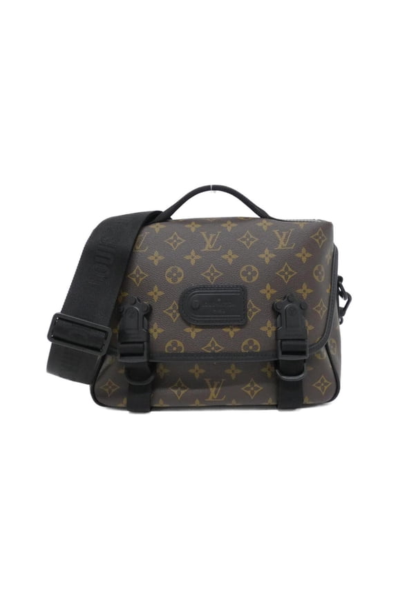 Pre-Owned Louis Vuitton Monogram Macassar LV Trail Messenger Shoulder Bag M46972
