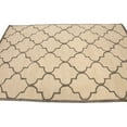 thumbnail image 6 of Cream & Brown Trellis 5X8 Hand-Tufted Modern Rug, 6 of 11