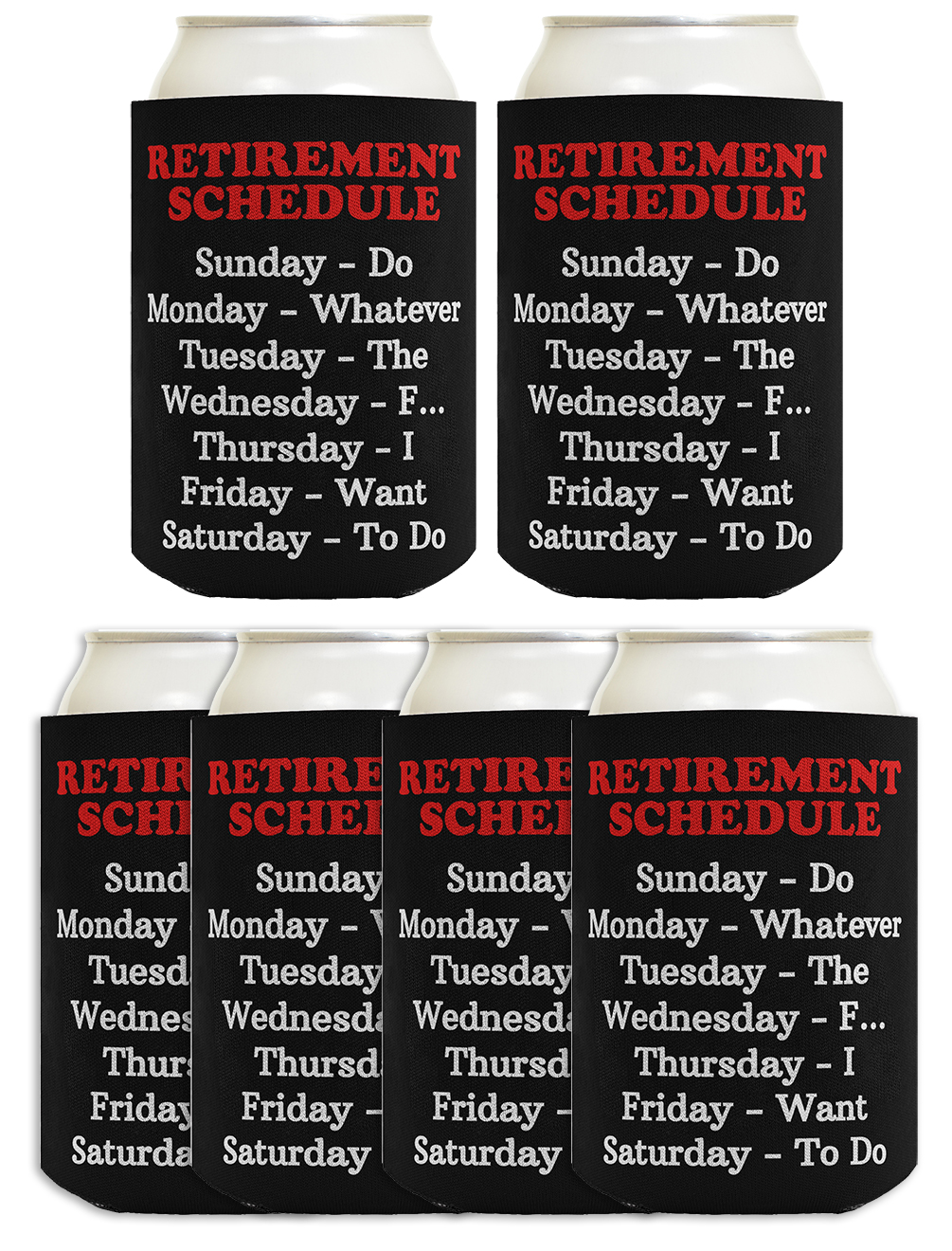 ThisWear Funny Retirement Gag Gifts Retirement Schedule Retirement Gift