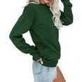 thumbnail image 4 of MOSHU Casual Womens Sweatshirts Crewneck Long Sleeve Tops Oversized Pullover Sweatshirt for Women, 4 of 10